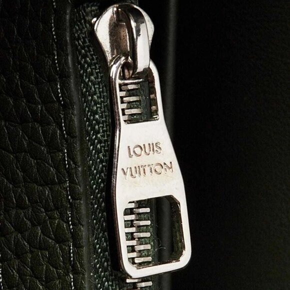 Louis Vuitton Galet/Violet Taurillon Leather Capucines MM Bag - Picture 12 of 12